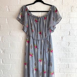 LONGHORN SKULL DRESS